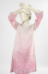 EMBROIDERED CAMBRIC STITCHED 2 PIECE