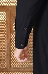 NAVY BLENDED KAMEEZ SHALWAR