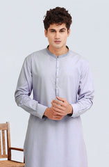 LAVENDER BLENDED EMBROIDERED KAMEEZ SHALWAR
