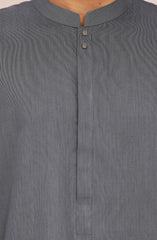 LIGHT-GREY BLENDED KAMEEZ SHALWAR