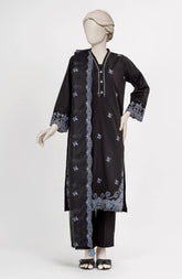 EMBROIDERED CAMBRIC STITCHED 3 PIECE