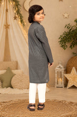 GRAPHITE BLENDED EMBROIDERED KURTA