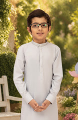 GREY-DAWN EMBROIDERED BLENDED KAMEEZ SHALWAR