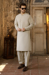 WINTER'24 MEN KAMEEZ SHALWAR BEIGE