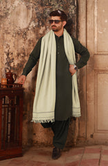 OLIVE BLENDED KAMEEZ SHALWAR