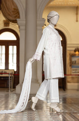 EMBROIDERED CAMBRIC 3PCS UNSTITCHED