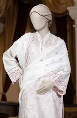 EMBROIDERED CAMBRIC 3PCS UNSTITCHED