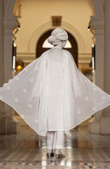 EMBROIDERED CAMBRIC STITCHED 3 PIECE