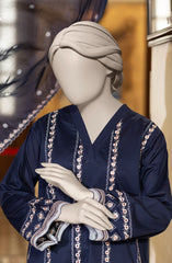 EMBROIDERED CAMBRIC 3PCS UNSTITCHED