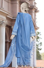 EMBROIDERED CAMBRIC 3PCS UNSTITCHED