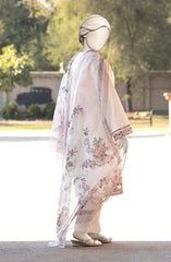 EMBROIDERED CAMBRIC STITCHED 3 PIECE
