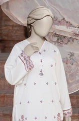 EMBROIDERED CAMBRIC STITCHED 3 PIECE