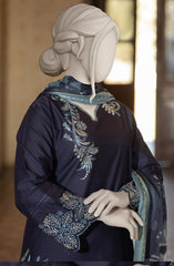 EMBROIDERED CAMBRIC STITCHED 3 PIECE