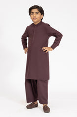 LIGHT-BURGUNDY BLENDED EMBROIDERED KAMEEZ SHALWAR