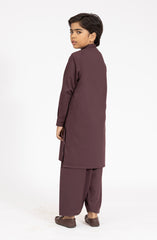 LIGHT-BURGUNDY BLENDED EMBROIDERED KAMEEZ SHALWAR