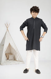 TEAL BLENDED EMBROIDERED KURTA