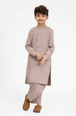 LATTE EMBROIDERED BLENDED KAMEEZ SHALWAR