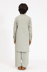 SAGE EMBROIDERED BLENDED KAMEEZ SHALWAR
