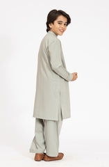 SAGE EMBROIDERED BLENDED KAMEEZ SHALWAR