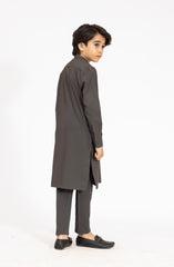 CHARCOAL BLENDED KURTA PYJAMA