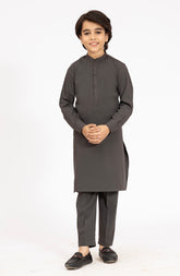 CHARCOAL BLENDED KURTA PYJAMA