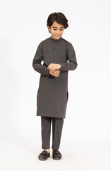 CHARCOAL BLENDED KURTA PYJAMA