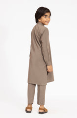 LIGHT-OLIVE BLENDED KURTA PYJAMA