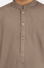 LIGHT-OLIVE BLENDED KURTA PYJAMA
