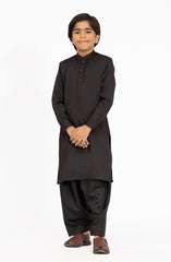 BLACK BLENDED KAMEEZ SHALWAR