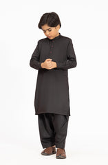 BLACK BLENDED KAMEEZ SHALWAR
