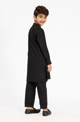 BLACK BLENDED KURTA PYJAMA
