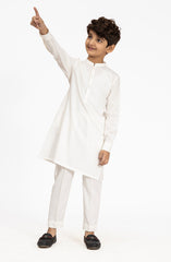 OFF WHITE KURTA PAJAMA
