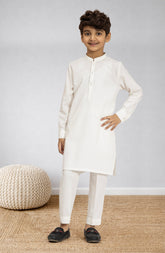 OFF WHITE KURTA PAJAMA