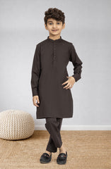 CHOCOLATE-BROWN KURTA PAJAMA