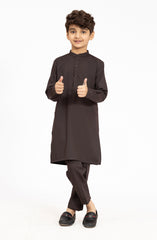 CHOCOLATE-BROWN KURTA PAJAMA