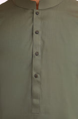 FOREST GREEN 100% COTTON KAMEEZ SHALWAR