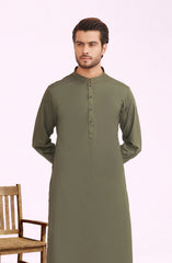 FOREST GREEN 100% COTTON KAMEEZ SHALWAR