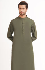 FOREST GREEN 100% COTTON KAMEEZ SHALWAR