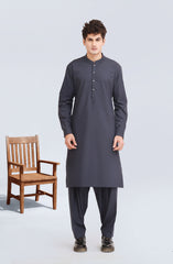 NAVY BLENDED KAMEEZ SHALWAR