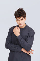 NAVY BLENDED KAMEEZ SHALWAR