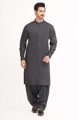 CHARCOAL BLENDED KAMEEZ SHALWAR