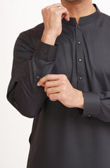 CHARCOAL BLENDED KAMEEZ SHALWAR