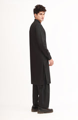 BLACK BLENDED KAMEEZ SHALWAR