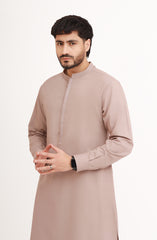LATTE BLENDED EMBROIDERED KAMEEZ SHALWAR