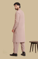 LATTE BLENDED EMBROIDERED KAMEEZ SHALWAR