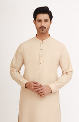 OFF-WHITE BLENDED KAMEEZ SHALWAR