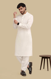 OFF-WHITE 100% COTTON KAMEEZ SHALWAR
