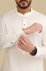 OFF-WHITE 100% COTTON KAMEEZ SHALWAR