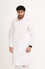 WHITE 100% COTTON KAMEEZ SHALWAR