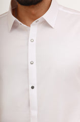 WHITE 100% COTTON KAMEEZ SHALWAR